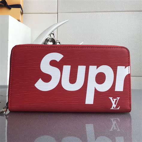 lv supreme wallet|louis vuitton supreme zip wallet.